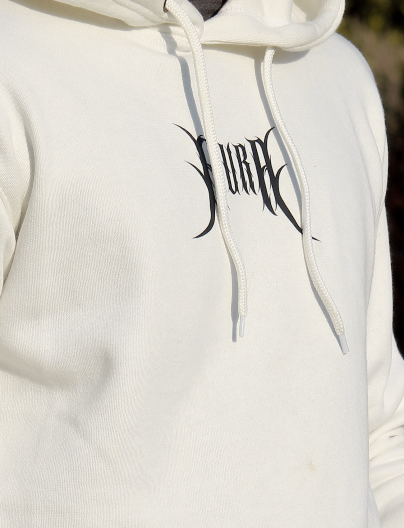AURA | Premium White Hoodie