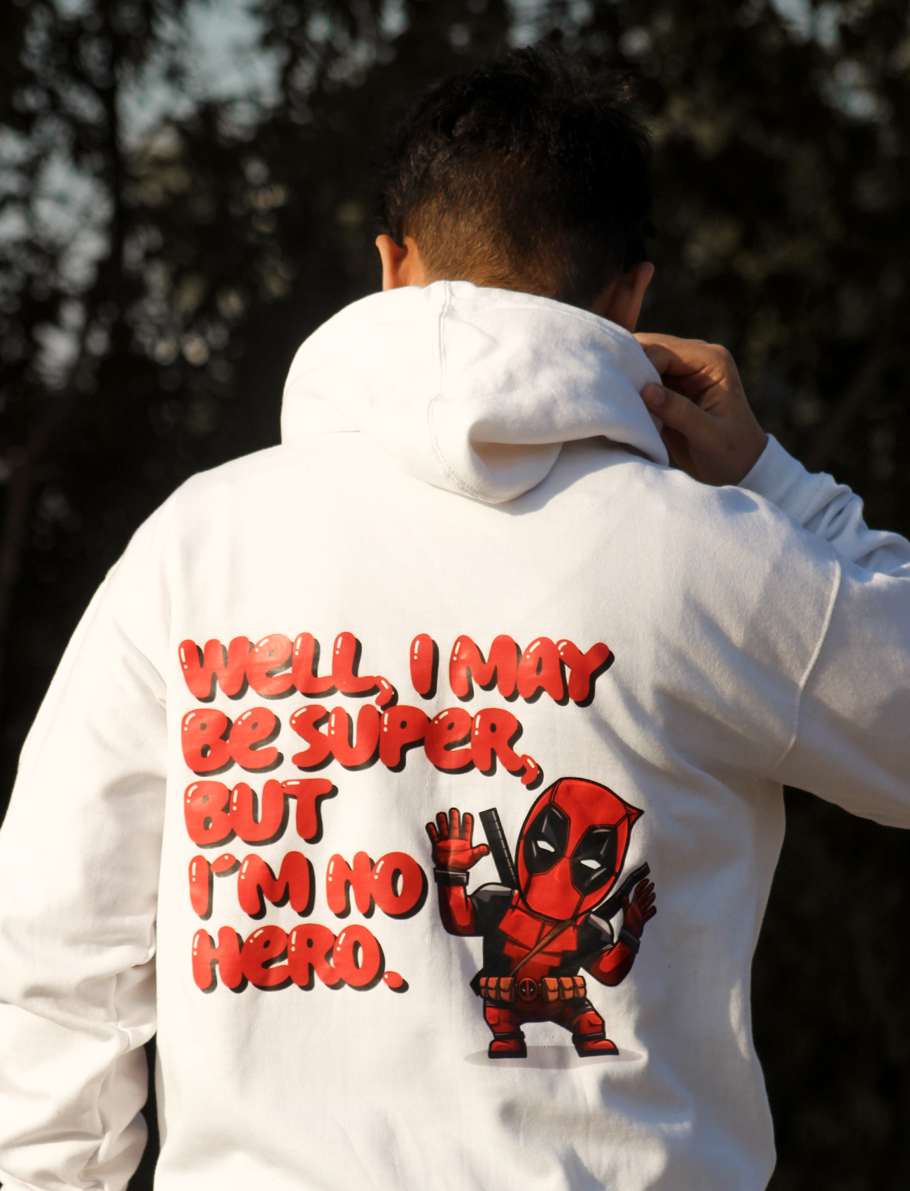 Deadpool - White Hoodie