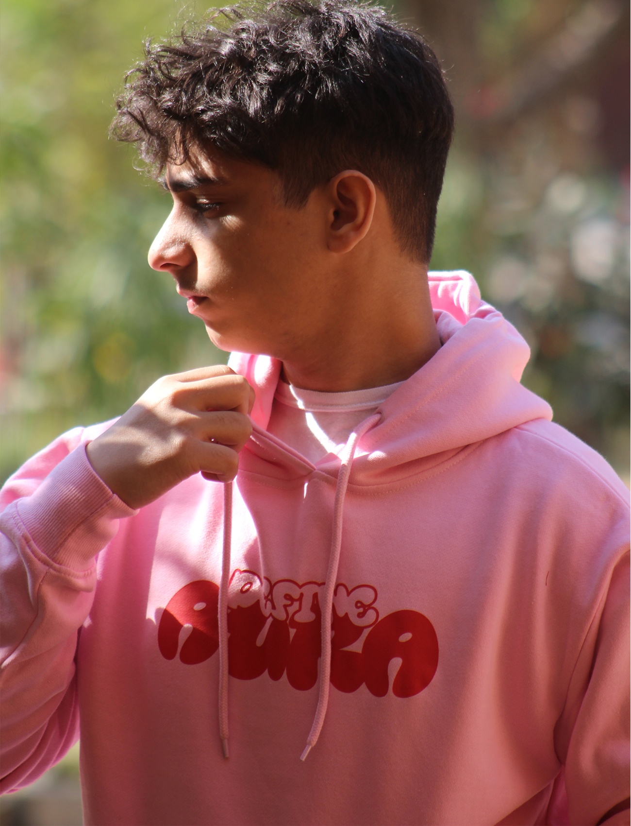 Define Aura | Premium Pink Graphic Hoodie