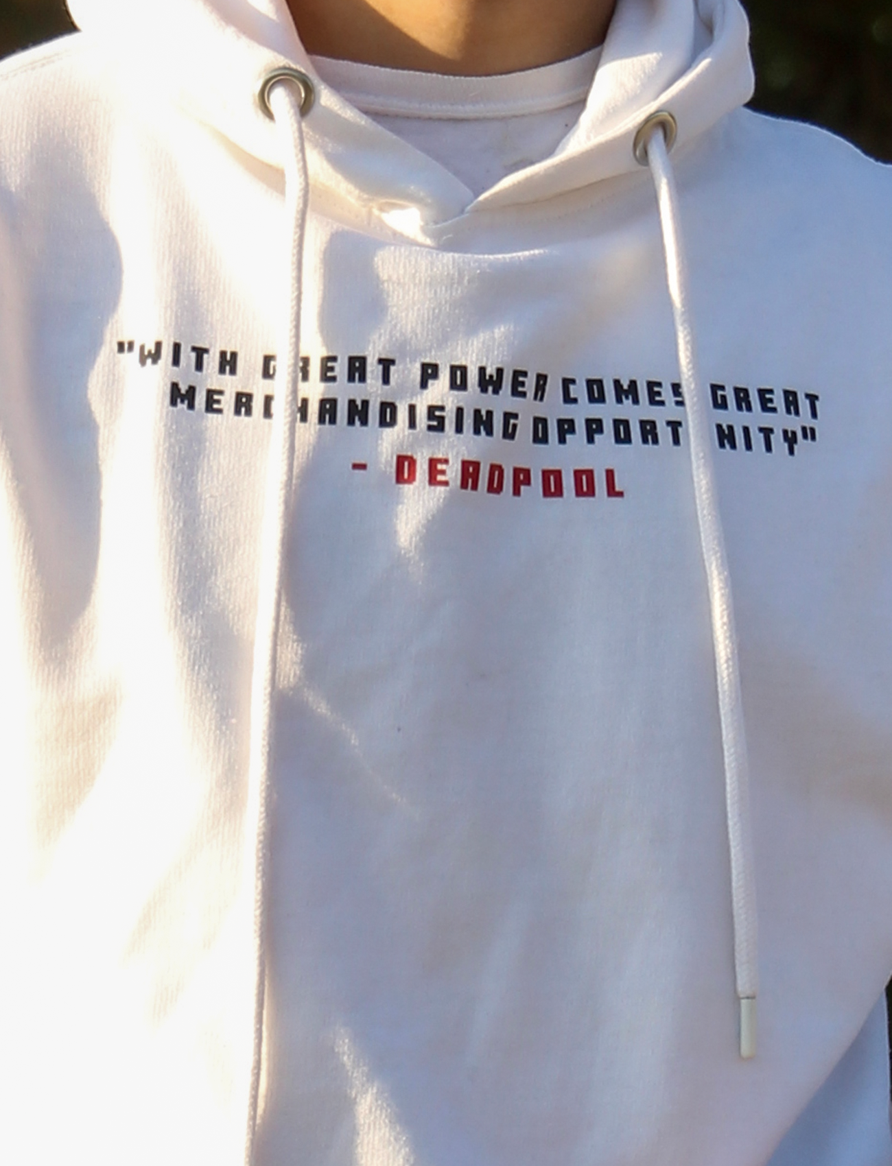 Deadpool - White Hoodie