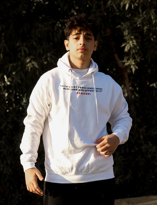 Deadpool - White Hoodie