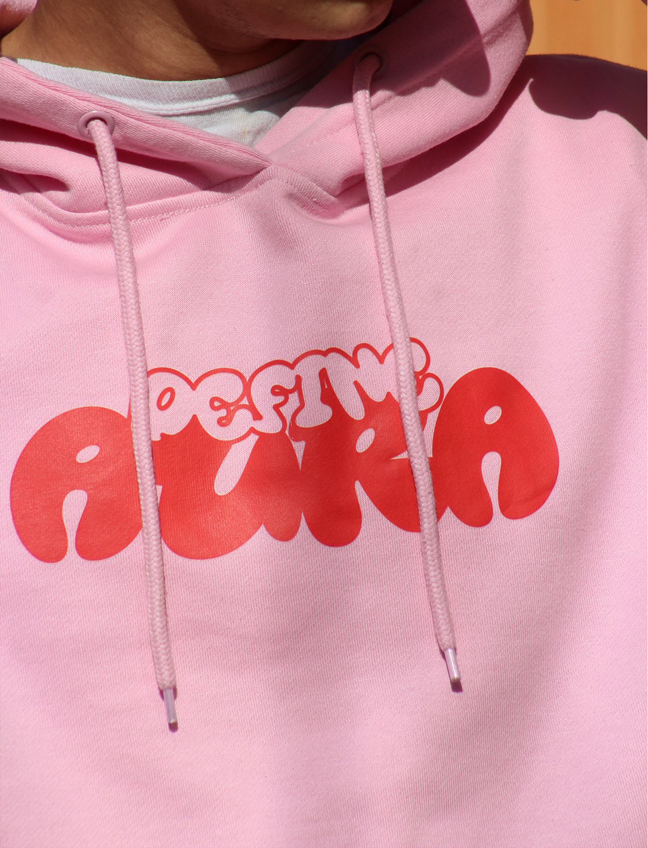 Define Aura | Premium Pink Graphic Hoodie