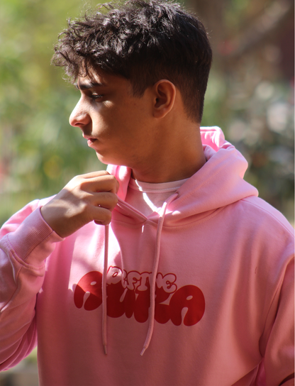 Define Aura | Premium Pink Graphic Hoodie